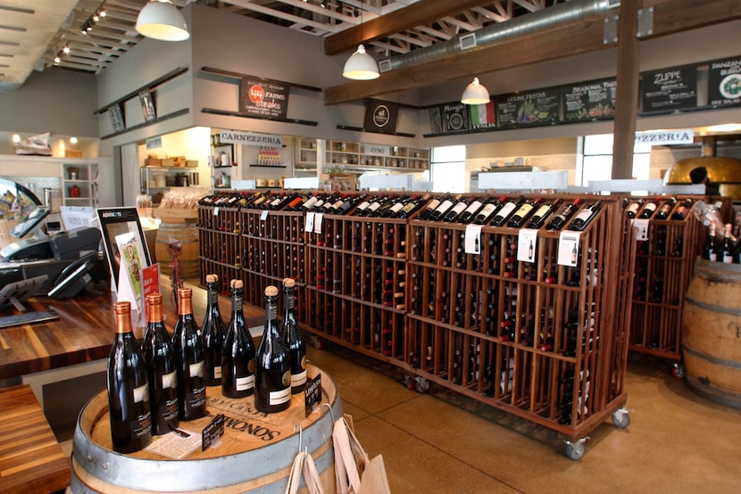 Interior of CiboDivino Marketplace in Dallas. 