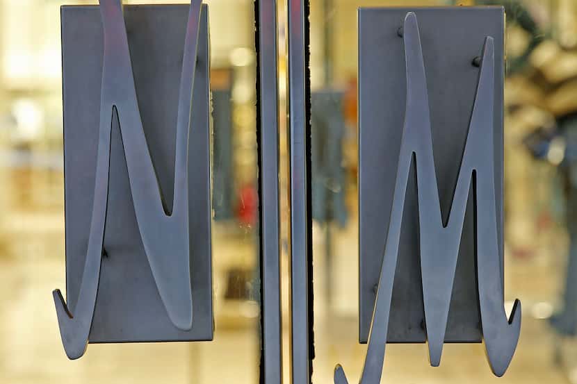 An entrance at the downtown Dallas Neiman Marcus store.