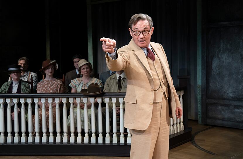 Atticus Finch in the courtroom for "To Kill a Mockingbird," one of several productions on...