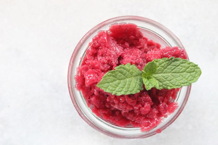 Summer Berry Granita