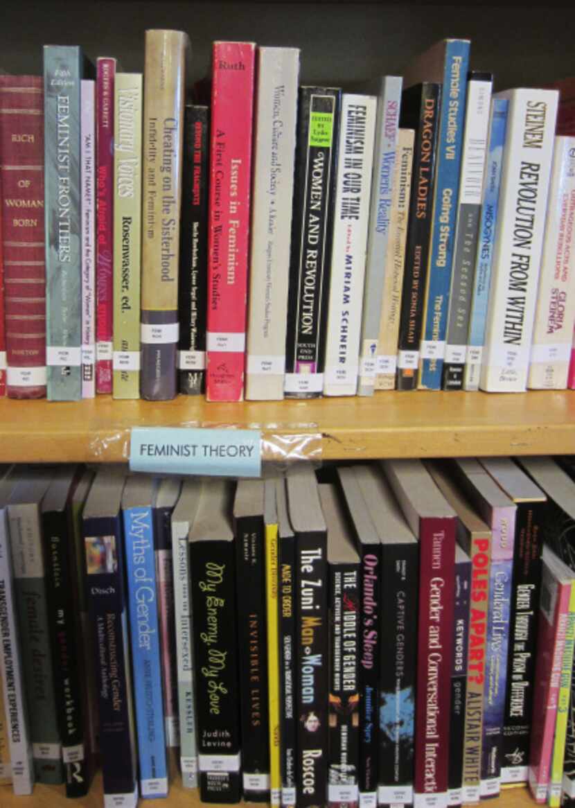 A lending library is part of the feminist community center In Other Words, which inspired...