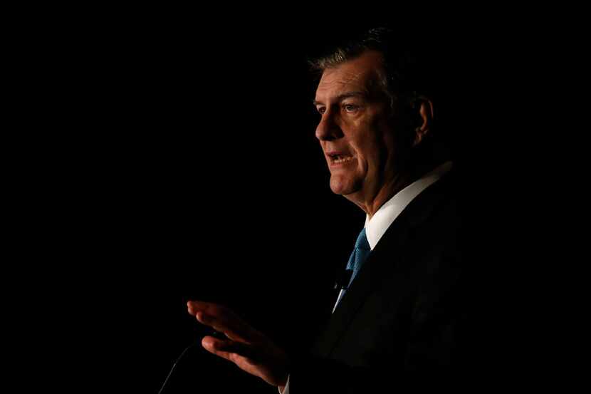 Dallas Mayor Mike Rawlings delivered his State of the City address on Thursday at the Omni...