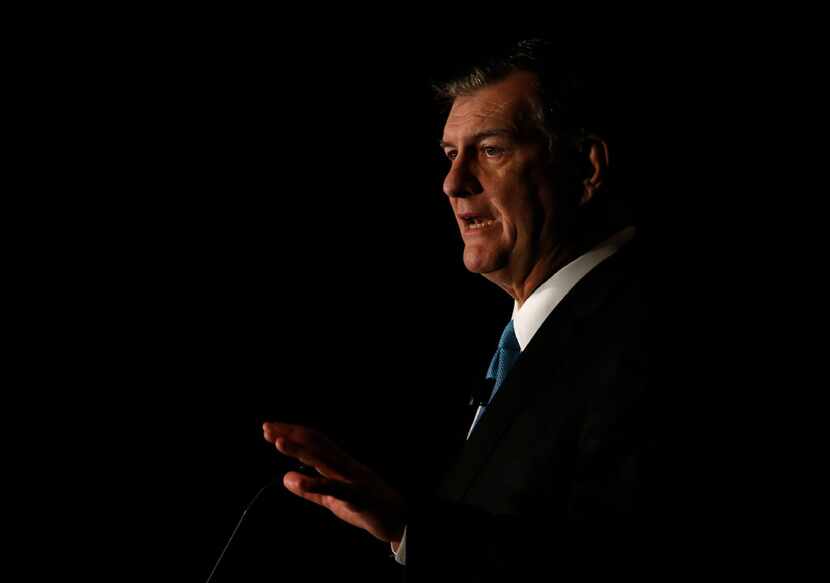 Dallas Mayor Mike Rawlings delivered his State of the City address on Thursday at the Omni...