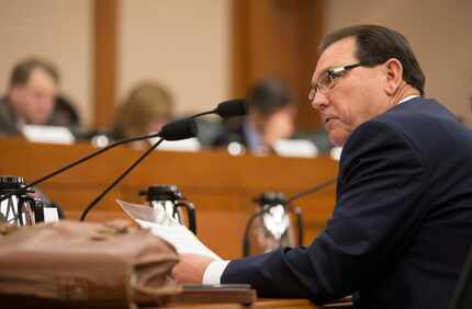 Senators grilled Texas protective services chief Henry "Hank" Whitman on Monday. (Jay...