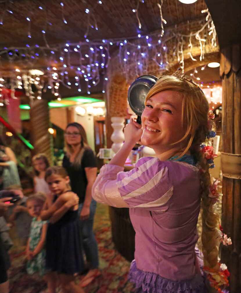 It's time to re-watch Tangled and meet its star, Rapunzel, at the Magic Time Machine in...