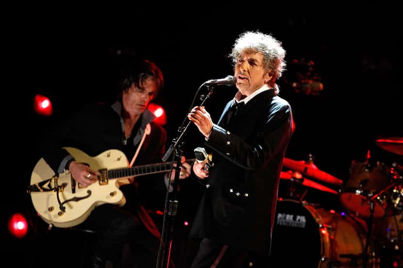 Musician Bob Dylan performs during the 17th Annual Critics' Choice Movie Awards held at The...
