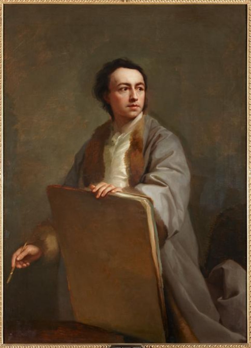 
Anton Raphael Mengs, Self Portrait, c. 1760. Oil on panel. 
