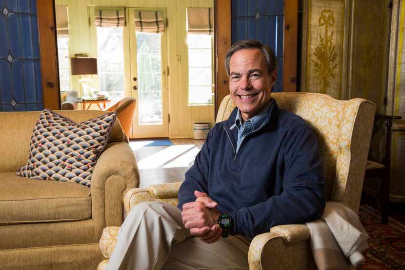 Texas Speaker of the House Joe Straus poses for a portrait at his home on Friday, December...