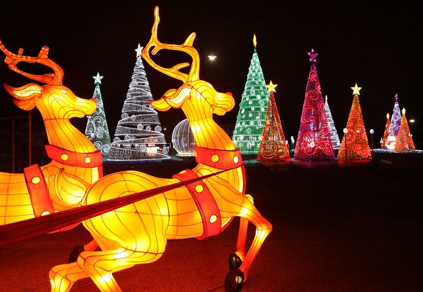 Magical Winter Lights runs through Jan. 7 at Lone Star Park in Grand Prairie.