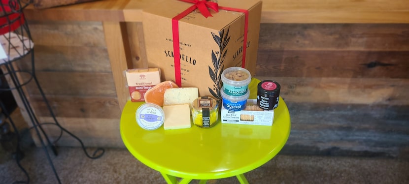 The Cheese Enthusiast box from Scardello in Dallas' Oak Lawn neighborhood