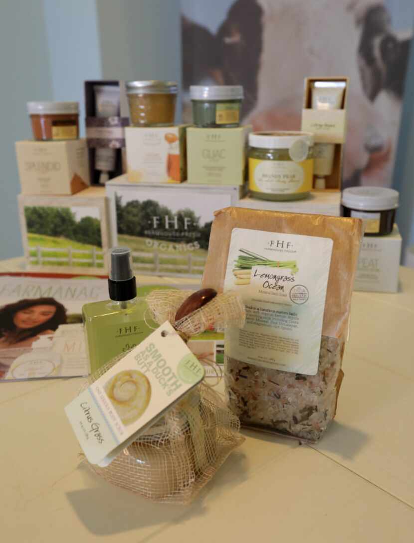 Here's a sampling of some of the products available from the Farmhouse Fresh farm in McKinney.