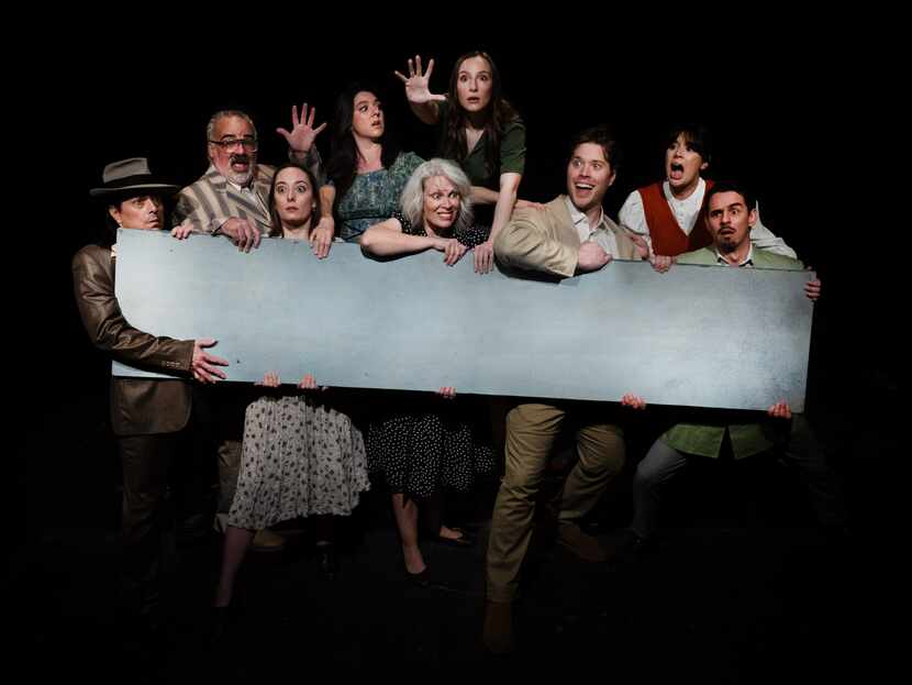 The cast of Ochre House Theater's production of artist-in-residence Justin Locklear's "Town...