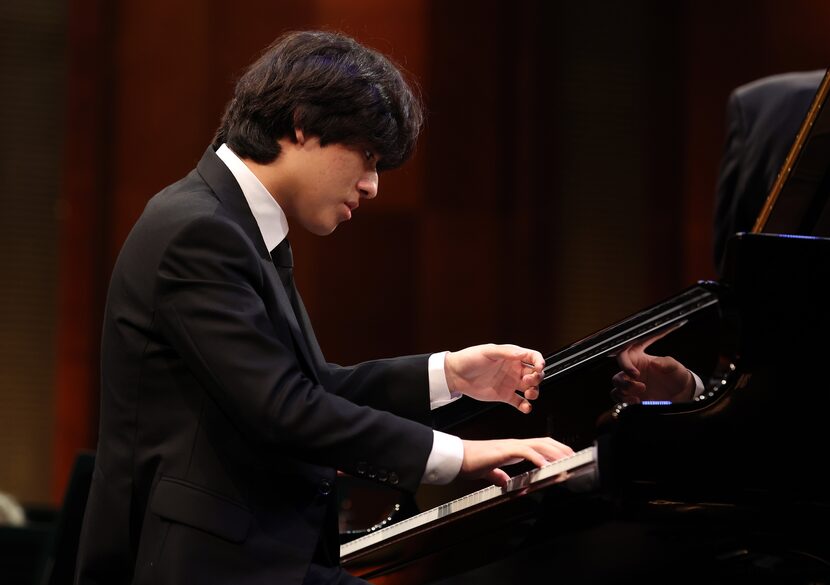 Pianist Yunchan Lim performs with the Fort Worth Symphony Orchestra and guest conductor...