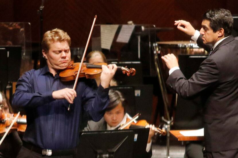 
Atlanta Symphony Orchestra concertmaster David Coucheron performed Mozart’s “Turkish”...