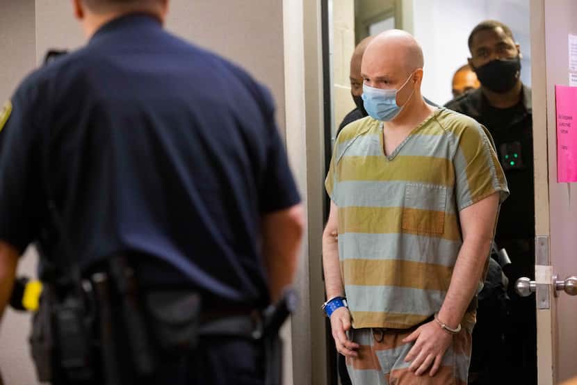 Randy Halprin is shown at a July 2021 court proceeding in Dallas.