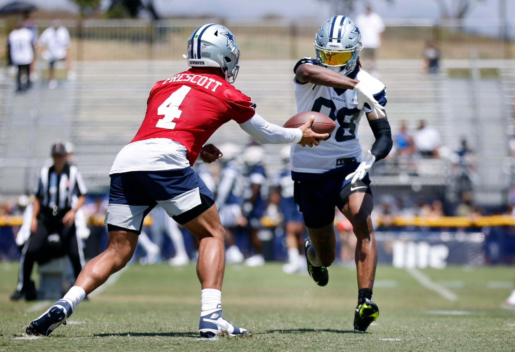 WATCH: Dak Prescott does signature pre-game shuffle in hilarious commercial  feat. Real Housewives