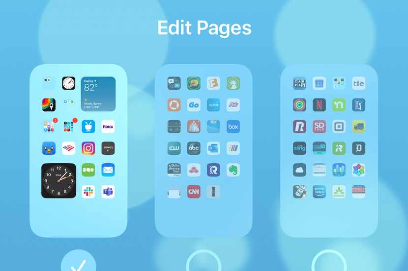 You can hide your pages of apps on iOS 14.