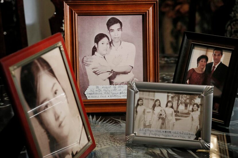 Photos trace some of the history  of Pho (Thomas) and Hoa (Mary) Nguyen, who left Vietnam by...