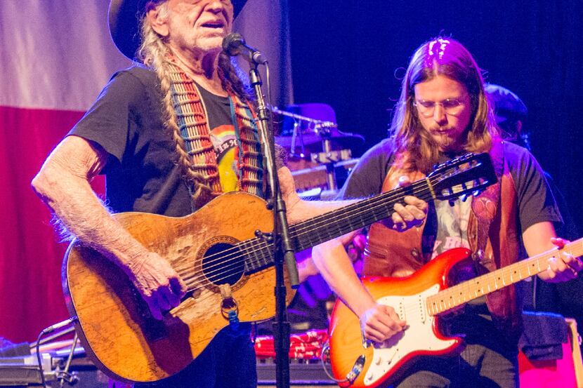Country music legend Willie Nelson performs at Billy Bob's Texas on November 12, 2016 during...