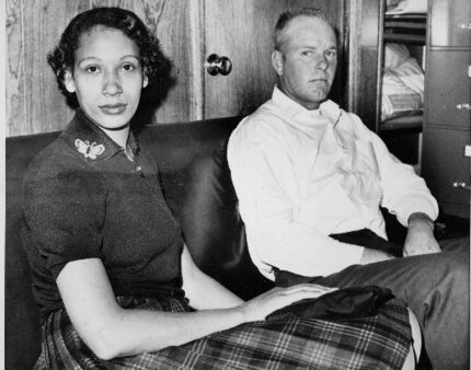 Richard P. Loving and his wife, Mildred, pose in this Jan. 26, 1965. They married in...