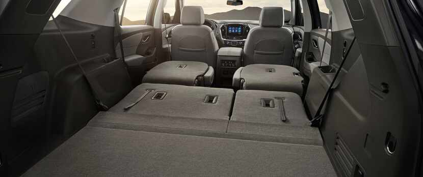 The Traverse has a large cargo area.