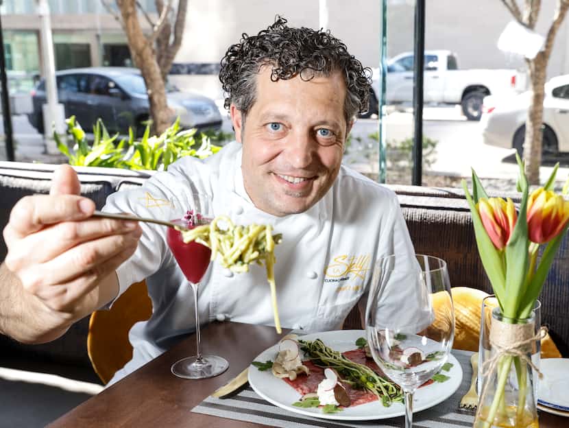 Chef Luigi Iannuario of La Stella Cucina Verace calls his Cavalieri alla Nerano a "total...