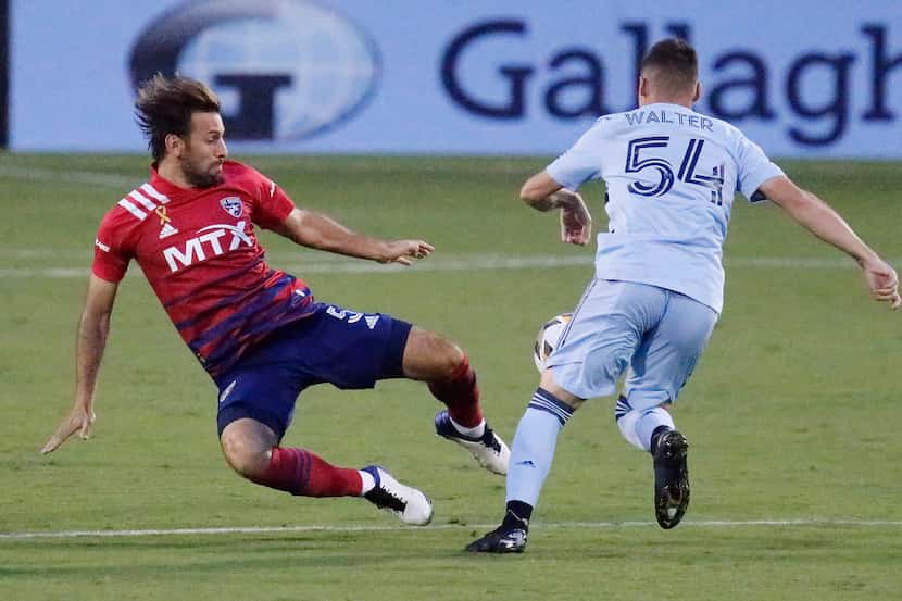 FC Dallas midfielder Facundo Quignon is settling into the key role as FC Dallas "No. 6."