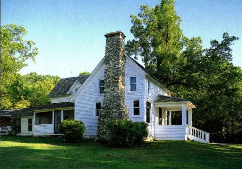 This simple white farm house in Mansfield, Mo., is where Laura Ingalls Wilder wrote the...