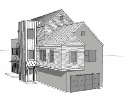  The three-story houses in the project will range from about 2,750 to 3,300 square feet....