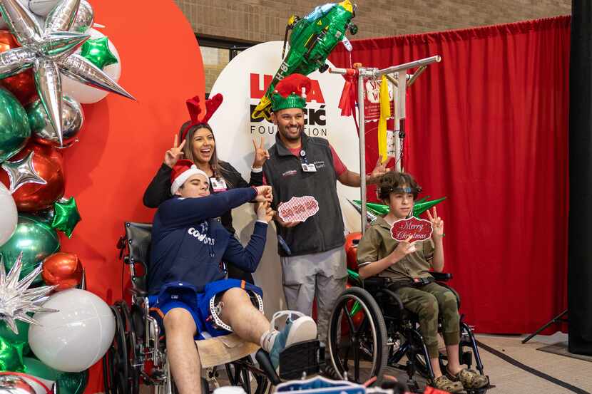Mavs' superstar Luka Doncic and the Luka Doncic Foundation deliver holiday gifts to patients...