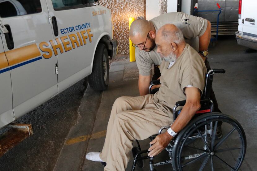 Samuel Little, who often went by the name Samuel McDowell, left the Ector County Courthouse...