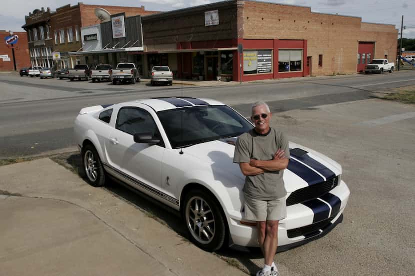 Terry Box is shown in Sanger with a 2007 Shelby Mustang GT 500 he drove 1,300 miles in three...