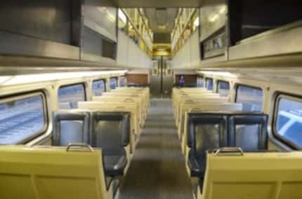  The museum plans to preserve the interior of two of the Metra rail cars. (Courtesy Museum...