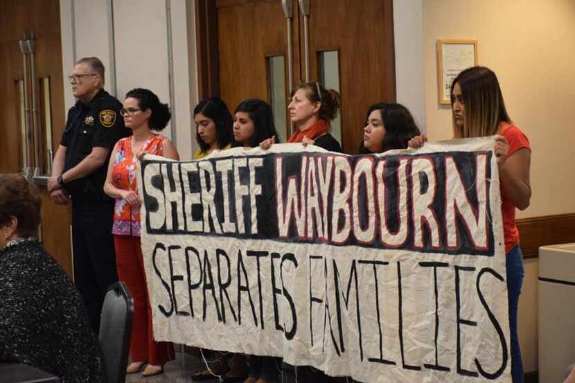 La coalición ICE Out of Tarrant organiza una protesta este sábado en Fort Worth. FACEBOOK
