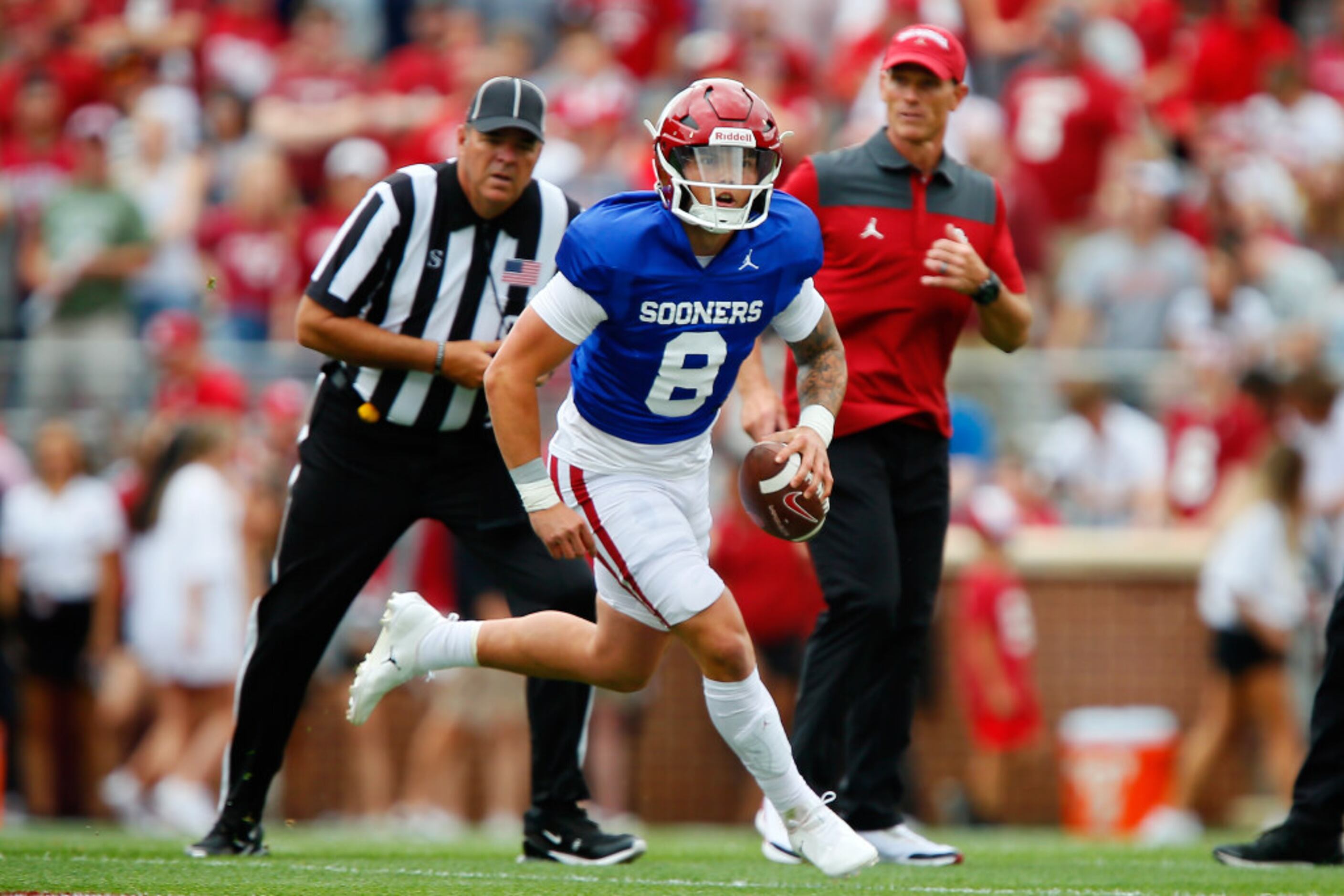 Oklahoma Football: Dillon Gabriel No. 8 in PFF's top 50 QB's for 2022