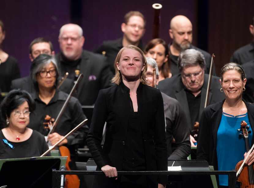 Former Dallas Symphony assistant conductor Ruth Reinhardt will lead the June concert to...