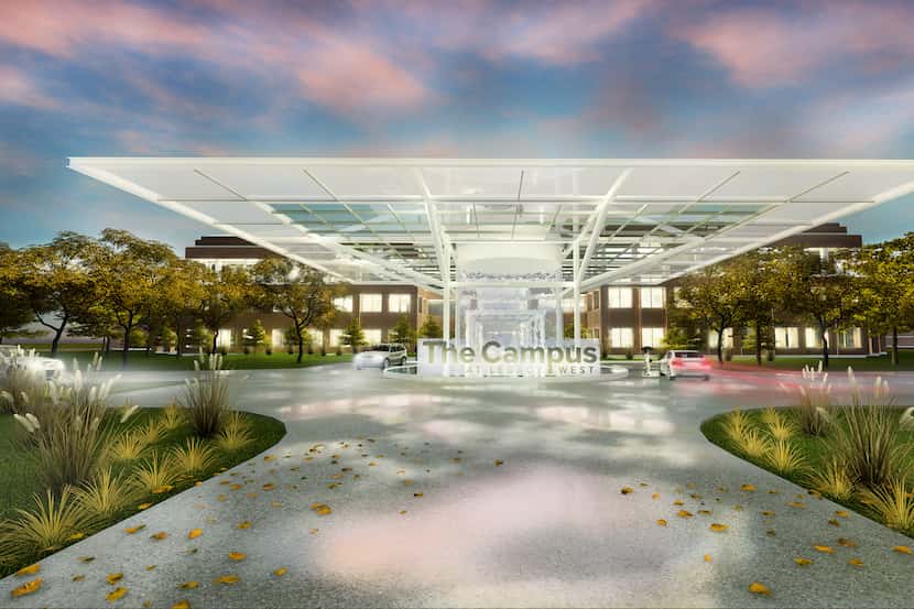 Redesign of Penney's Plano campus includes bright new architecture.
