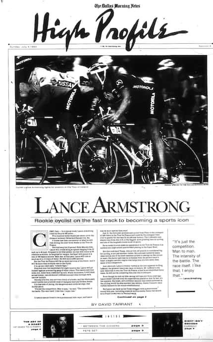 Profile of Lance Armstrong published July 4, 1993.