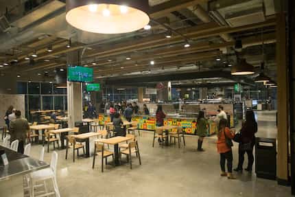 The Food Hall at Crockett Row in Fort Worth opened on Dec. 7, 2018.