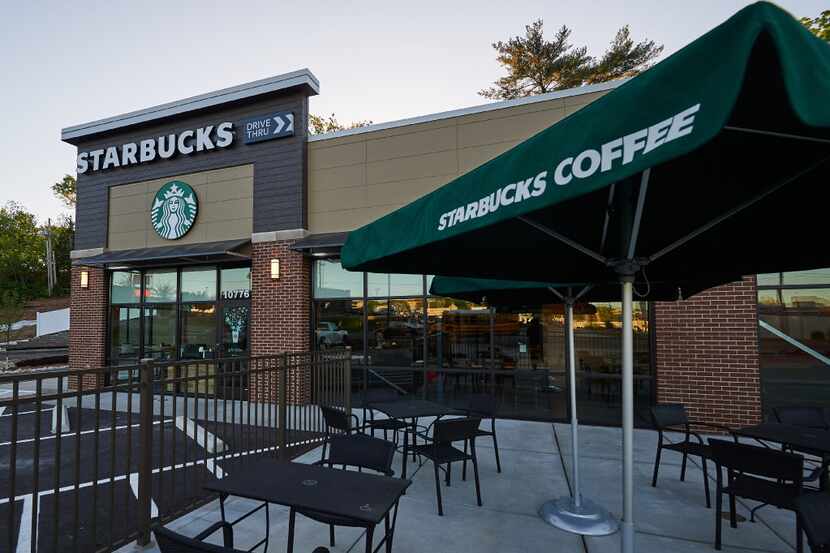 This Starbucks opened in Ferguson, Missouri on April 28, 2016. It's one of 15 that Starbucks...