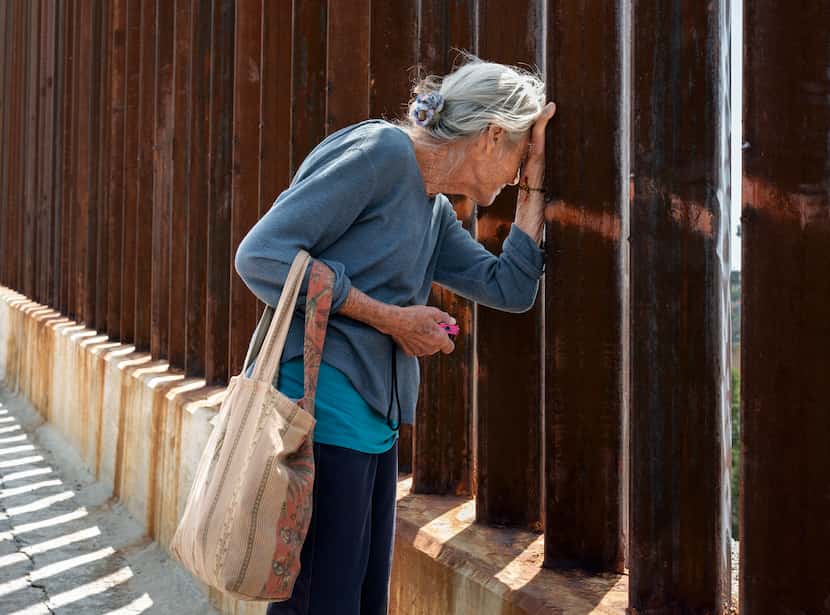 "Border Wall, Nogales, Arizona 2017" captures a flash point in the ongoing border dispute...