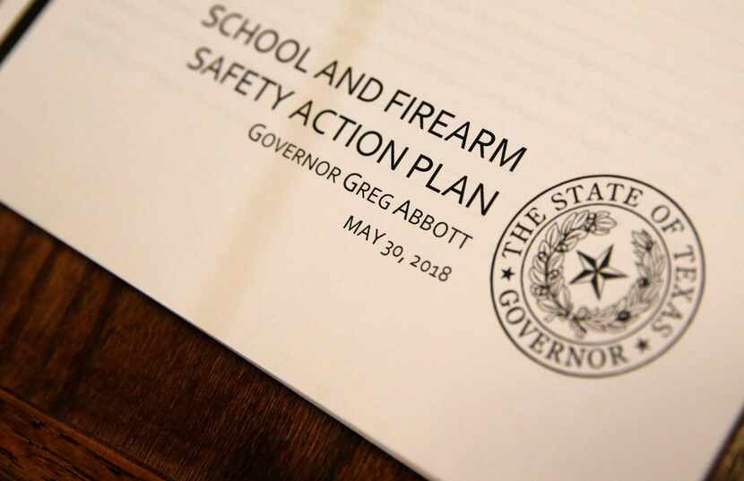 Governor Greg Abbott's School and Firearm Safety Action Plan to enhance school safety 