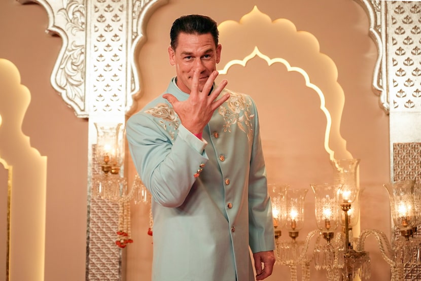 John Cena fue uno de los invitados a la boda de Anant Ambani.