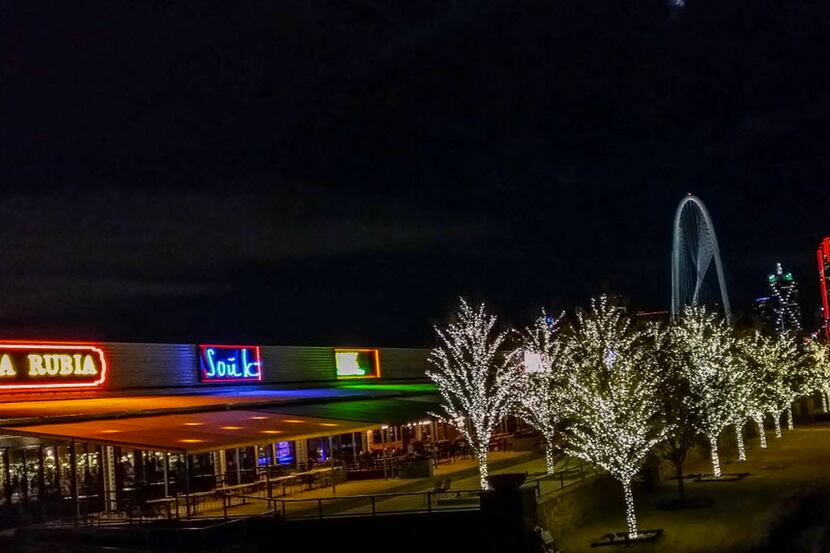 Trinity Groves enjoys vibrant crowds at dinnertime.