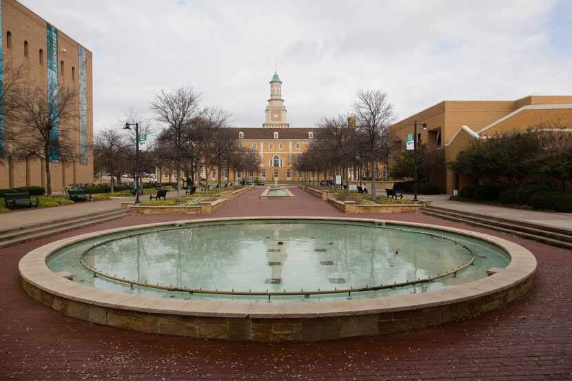 The Library Mall at the University of North Texas, Thursday, January 12, 2017, in Denton,...