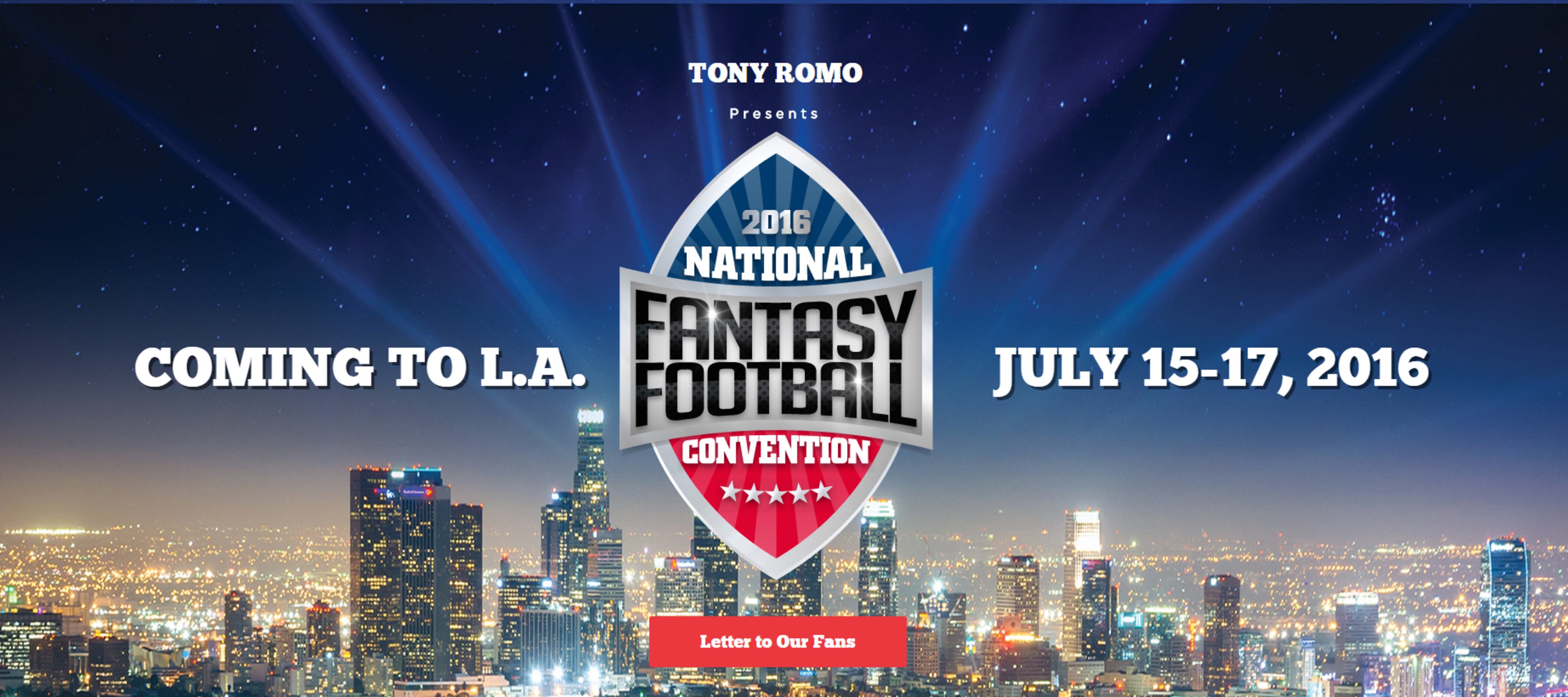 NFL shuts down Tony Romo's fantasy football convention in Vegas