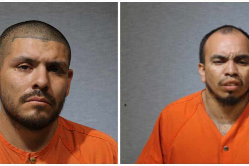 Luis Gerardo Ruiz and Jose Oscar Garcia, both 29, were apprehended after the pursuit.