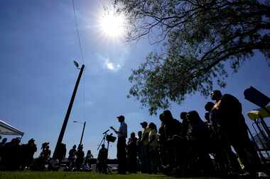 Family of the Uvalde shooting massacre stand with Texas Democratic gubernatorial candidate...