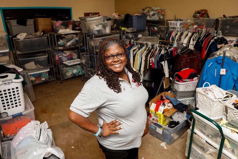 Shawana Carter, founder of Carter's House, poses for a portrait at the non-profit's location...
