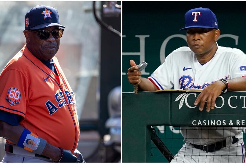 Why first meet-up with Dusty Baker is special moment for Rangers' Tony  Beasley, MLB